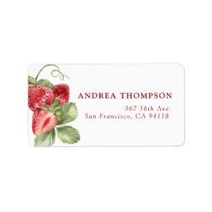 Strawberry   Summer  Labels