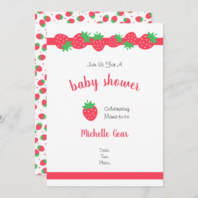 Strawberry Sweet (Front/Back)