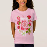 Strawberry sweet big sister cute T-Shirt<br><div class="desc">Strawberry sweet big sister cute T-shirt</div>