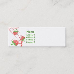 Strawberry Swirls Forever Skinny Cards