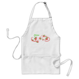 Strawberry Swirls Forever Standard Apron