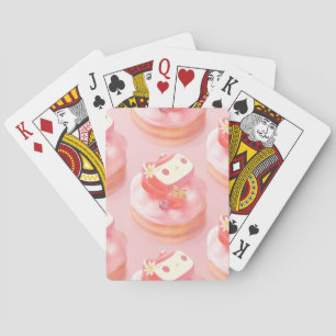 Strawberry Tart Illustration Playing Cards
