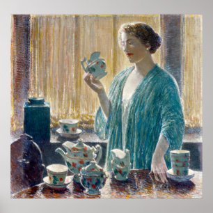 Strawberry Tea Set [Hassam] Poster