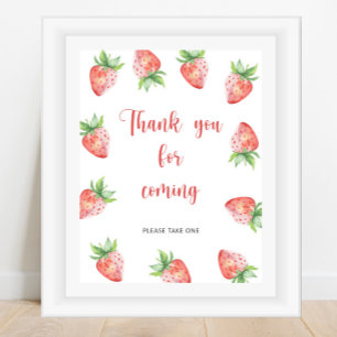 Strawberry \ Thank you for coming Poster