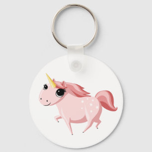 Strawberry the Pink Unicorn Key Ring