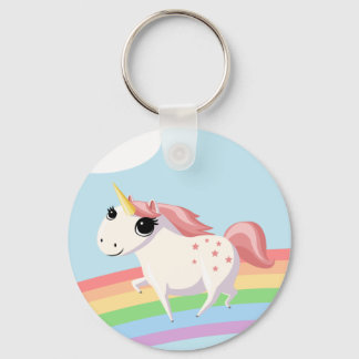 Strawberry the Unicorn Key Ring