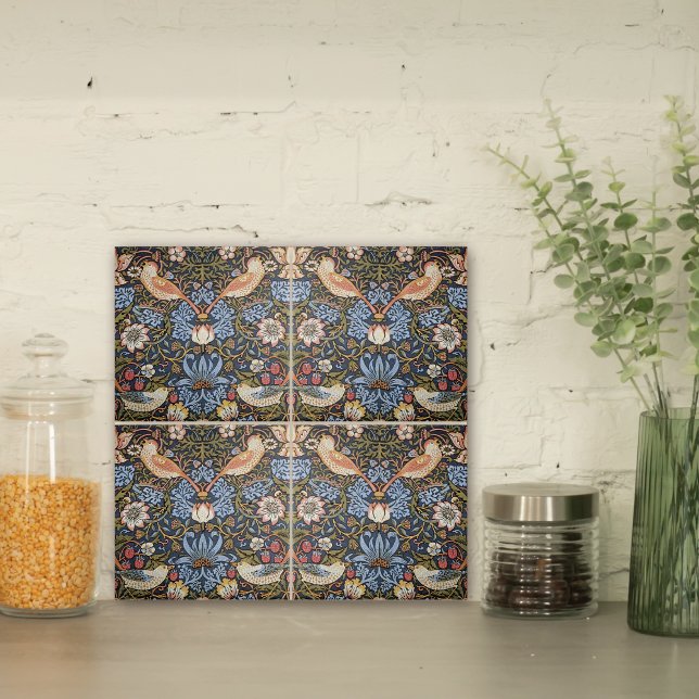 Strawberry Thief Birds William Morris Tile (Creator Uploaded)