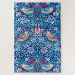 Strawberry Thief Blue, William Morris Jigsaw Puzzle<br><div class="desc">William Morris (24 March 1834 – 3 October 1896) was a British textile designer, poet, novelist, translator, and socialist activist associated with the British Arts and Crafts Movement. He was a major contributor to the revival of traditional British textile arts and methods of production. His literary contributions helped to establish...</div>