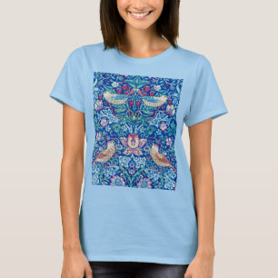 Strawberry Thief Blue, William Morris T-Shirt