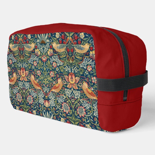 Strawberry Thief by William Morris Dopp Kit (Left Corner)