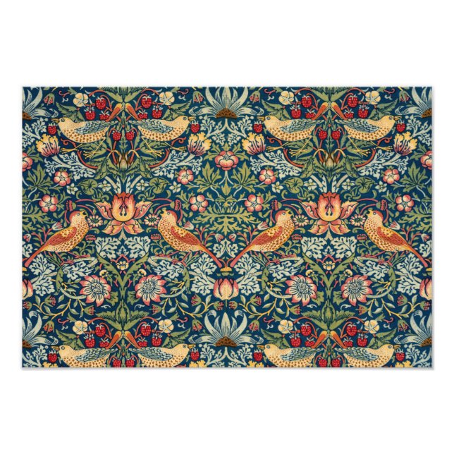 Strawberry Thief by William Morris Photo Print (Front)