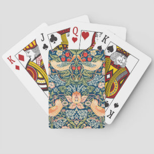Strawberry Thief (by William Morris) Playing Cards