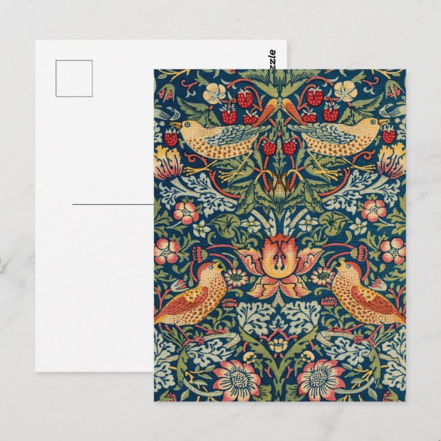 Strawberry Thief by William Morris Postcard (Front/Back)