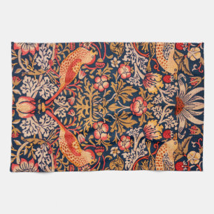 Strawberry Thief by William Morris Tea Towel