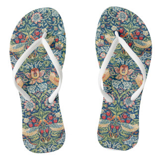 Strawberry thief - Design of William Morris Jandals