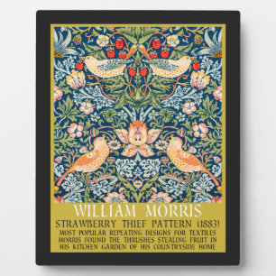 Strawberry thief - Design of William Morris Plaque