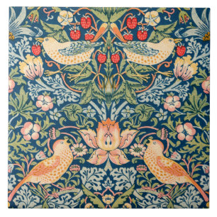 Strawberry Thief, Famous Painting Tile