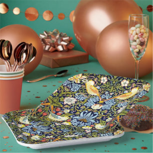 Strawberry Thief, famous pattern, Paper Plate