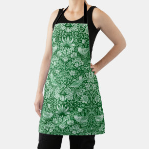Strawberry Thief Green, William Morris Apron
