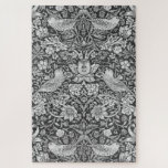 Strawberry Thief Grey, William Morris Jigsaw Puzzle<br><div class="desc">William Morris (24 March 1834 – 3 October 1896) was a British textile designer, poet, novelist, translator, and socialist activist associated with the British Arts and Crafts Movement. He was a major contributor to the revival of traditional British textile arts and methods of production. His literary contributions helped to establish...</div>
