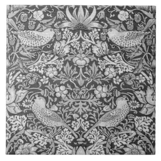 Strawberry Thief Grey, William Morris Tile