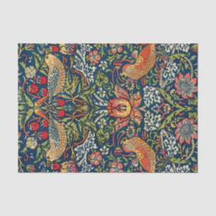 Strawberry Thief, Infinity Dots by After Morris Tissue Paper