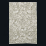 Strawberry Thief Ivory, William Morris Tea Towel<br><div class="desc">William Morris (24 March 1834 – 3 October 1896) was a British textile designer, poet, novelist, translator, and socialist activist associated with the British Arts and Crafts Movement. He was a major contributor to the revival of traditional British textile arts and methods of production. His literary contributions helped to establish...</div>