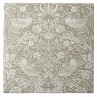 Strawberry Thief Ivory, William Morris