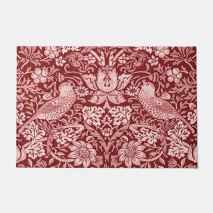 Strawberry Thief Maroon, William Morris Doormat