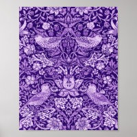 Strawberry Thief Purple, William Morris