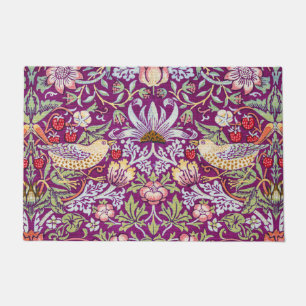 Strawberry Thief Red, William Morris Doormat