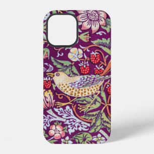 Strawberry Thief Red, William Morris iPhone 12 Case