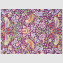 Strawberry Thief Red, William Morris