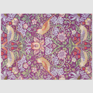 Strawberry Thief Red, William Morris Tissue Paper