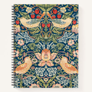 Strawberry Thief, William Morris 1834-1896 -Small Notebook