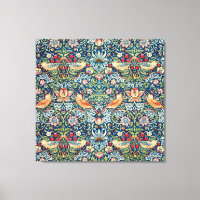 Strawberry Thief William Morris Art Canvas