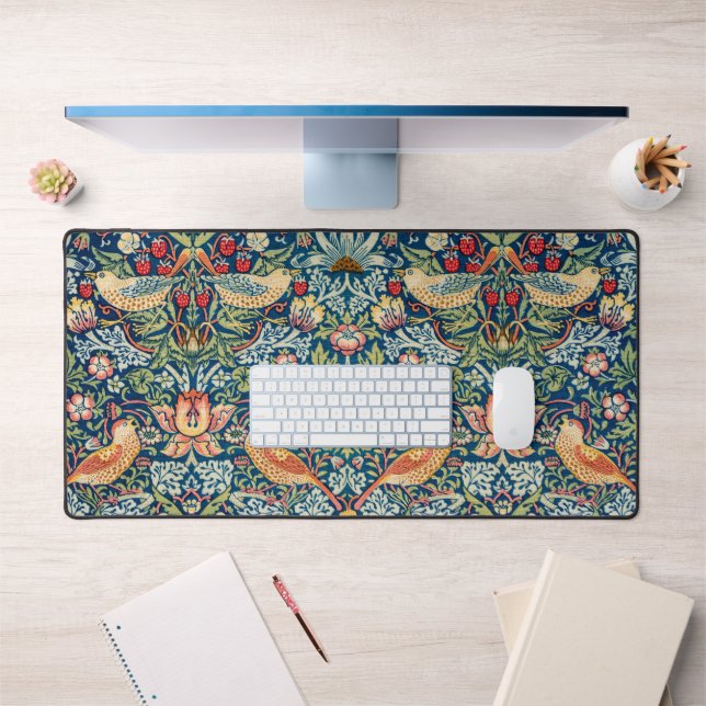 Strawberry Thief, William Morris Desk Mat (Office 1)
