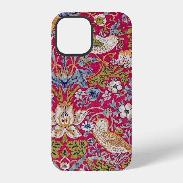 Strawberry Thief, William Morris iPhone Case (Back)