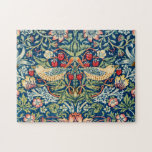 Strawberry Thief, William Morris Jigsaw Puzzle<br><div class="desc">William Morris (24 March 1834 – 3 October 1896) was a British textile designer, poet, novelist, translator, and socialist activist associated with the British Arts and Crafts Movement. He was a major contributor to the revival of traditional British textile arts and methods of production. His literary contributions helped to establish...</div>