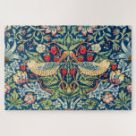 Strawberry Thief, William Morris Jigsaw Puzzle<br><div class="desc">William Morris (24 March 1834 – 3 October 1896) was a British textile designer, poet, novelist, translator, and socialist activist associated with the British Arts and Crafts Movement. He was a major contributor to the revival of traditional British textile arts and methods of production. His literary contributions helped to establish...</div>