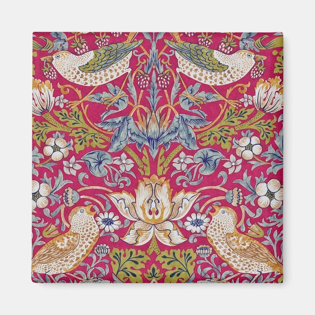 Strawberry Thief, William Morris Magnet (Front)