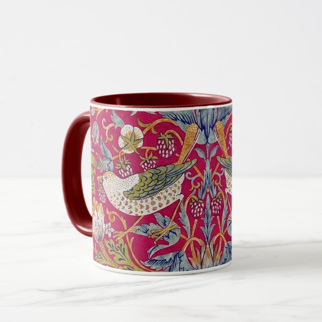 Strawberry Thief, William Morris Mug (Front Left)