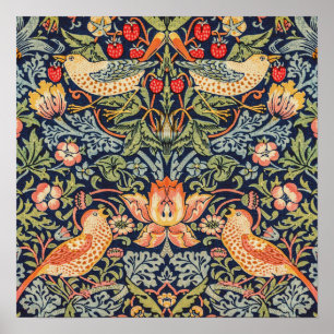 Strawberry Thief William Morris Poster