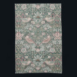 Strawberry Thief, William Morris Tea Towel<br><div class="desc">William Morris (24 March 1834 – 3 October 1896) was a British textile designer, poet, novelist, translator, and socialist activist associated with the British Arts and Crafts Movement. He was a major contributor to the revival of traditional British textile arts and methods of production. His literary contributions helped to establish...</div>