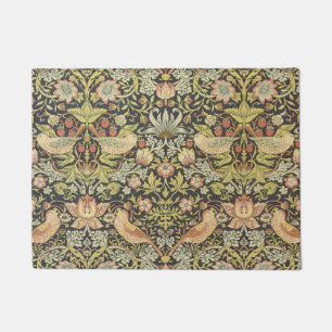 Strawberry Thieves by William Morris, Textiles Doormat