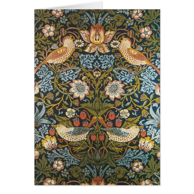 Strawberry Thieves by William Morris, Vintage Art (Front)