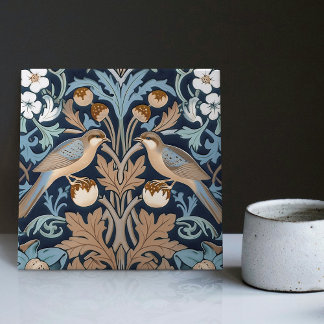 Strawberry Thieves William Morris Art Nouveau Tile