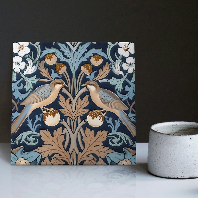 Strawberry Thieves William Morris Art Nouveau Tile (Creator Uploaded)