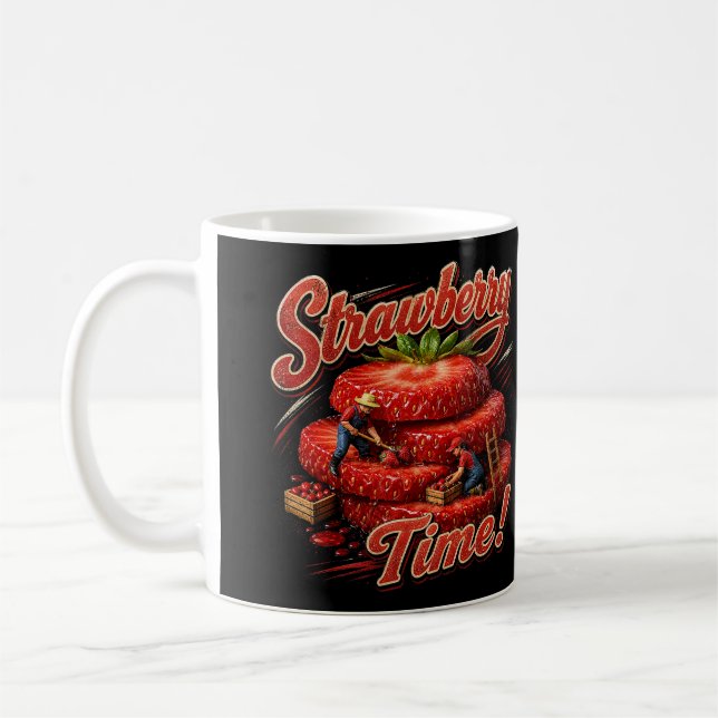 Strawberry Time! Coffee Mug (Left)