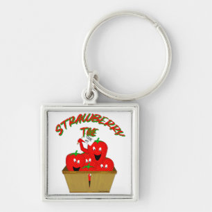 Strawberry Time! Key Ring
